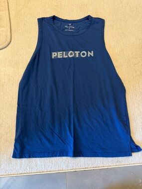 Peloton Royal Blue Logo Crew Neck Tee
